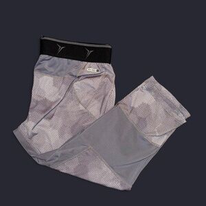 Men’s Gray Old Navy Go-Dry 3/4 Leggings - size L